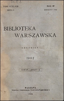 Biblioteka Warszawska 1902 t. 4 z. 3