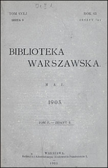Biblioteka Warszawska 1903 t. 2 z. 2