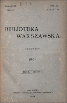 Biblioteka Warszawska 1904 t. 2 z. 3
