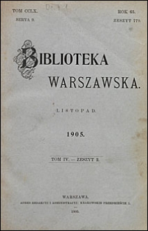 Biblioteka Warszawska 1905 t. 4 z. 2