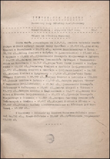 Informacja Prasowa Naczelnej Rady Odbudowy m. st. Warszawy 1947 nr 1-166