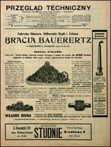 Przegląd Techniczny 1912 nr 20