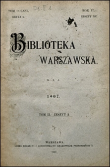 Biblioteka Warszawska 1907 t. 2 z. 2