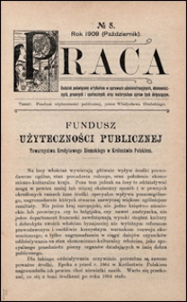 Biblioteka Warszawska 1909 t. 4 z. 1 nr 8 dodatek