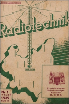 Radjotechnik 1939 nr 1