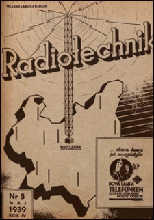 Radjotechnik 1939 nr 5