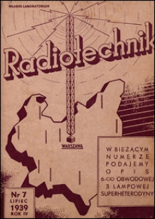 Radjotechnik 1939 nr 7