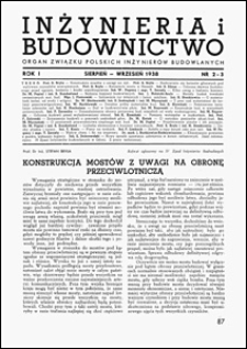Inżynieria i Budownictwo 1938 nr 2-3