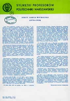 Jerzy Jakub Michalski (1870-1956)