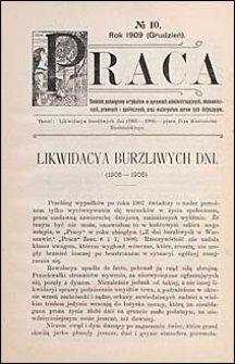 Biblioteka Warszawska 1909 t. 4 nr 10 dodatek