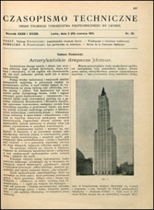 Czasopismo Techniczne 1915 nr 26