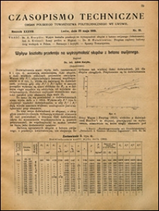 Czasopismo Techniczne 1919 nr 10