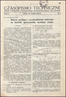Czasopismo Techniczne 1939 nr 3