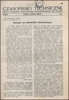 Czasopismo Techniczne 1939 nr 5