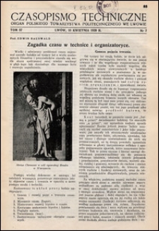 Czasopismo Techniczne 1939 nr 7