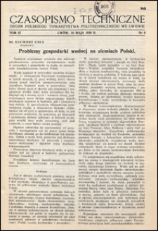 Czasopismo Techniczne 1939 nr 9
