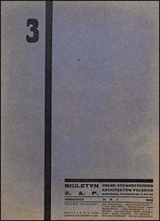 Biuletyn SAP 1932 nr 3