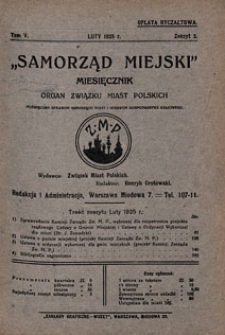 Samorząd Miejski 1925 z. 2