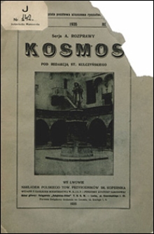 Kosmos 1935 nr 1. Seria A. Rozprawy