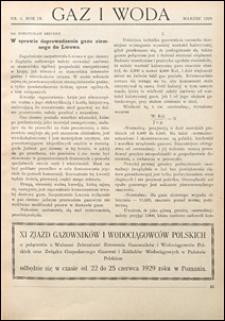 Gaz i Woda 1929 nr 3