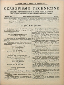 Czasopismo Techniczne 1923 nr 12