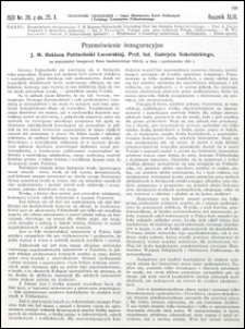 Czasopismo Techniczne 1931 nr 20