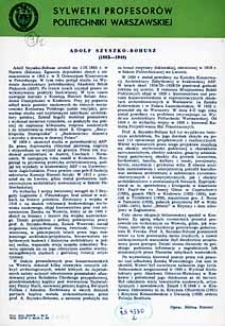 Adolf Szyszko-Bohusz (1883-1948)