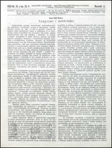 Czasopismo Techniczne 1933 nr 10
