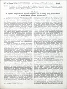 Czasopismo Techniczne 1933 nr 16