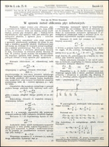Czasopismo Techniczne 1934 nr 8