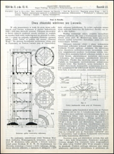 Czasopismo Techniczne 1934 nr 11