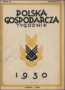 Polska Gospodarcza 1930 nr 4
