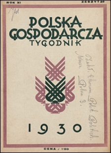 Polska Gospodarcza 1930 nr 20