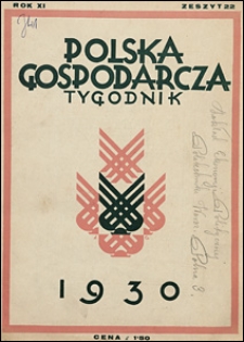 Polska Gospodarcza 1930 nr 22