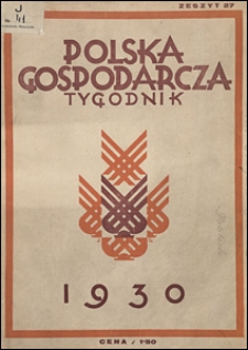 Polska Gospodarcza 1930 nr 27