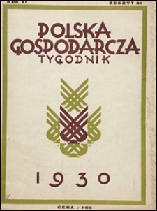 Polska Gospodarcza 1930 nr 31