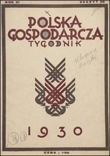 Polska Gospodarcza 1930 nr 38