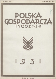 Polska Gospodarcza 1931 nr 8
