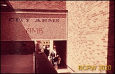 Centrum miasta, dom handlowy, fragment budynku, Coventry, Anglia, Wielka Brytania