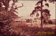 Szkoła podstawowa, budynki szkolne w krajobrazie, Hemel Hempstead, Anglia, Wielka Brytania