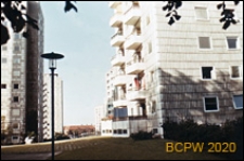 Osiedle mieszkaniowe Bellahøj, fragment zabudowy, Kopenhaga, Dania