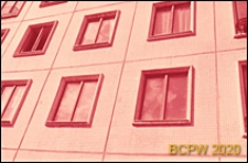 Osiedle Czeremuszki, kwartał 9, wieżowiec mieszkalny, fragment elewacji, Moskwa, Rosja