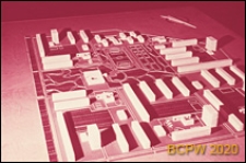 Eksperymentalny mikrorejon, makieta z wystawy młodych architekt&oacute;w, Moskwa, Rosja