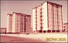 Osiedle mieszkaniowe INA-Casa, punktowce, widok og&oacute;lny, Rzym, Włochy