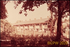 Osiedle w południowej części miasta, budynek w krajobrazie, Londyn, Wielka Brytania