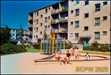 LSM, Osiedle Mickiewicza, blok i plac zabaw przy ul. Grażyny, Lublin