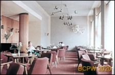 Kawiarnia Mimoza przy placu Bieruta, widok wnętrza, Tychy-Nowe Tychy