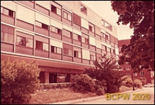 Miasteczko Uniwersyteckie, Pawilon Szwajcarski, elewacja budynku, Paryż, Francja