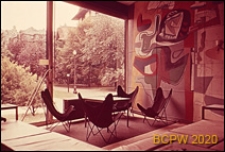 Miasteczko Uniwersyteckie, Pawilon Szwajcarski, wnętrze, róg sali, Paryż, Francja