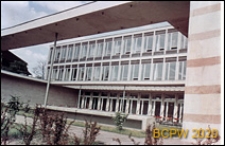 Dom Technika NOT (Naczelnej Organizacji Technicznej), Dzielnica Cesarska przy ulicy Wieniawskiego 5/9, fragment elewacji, Poznań